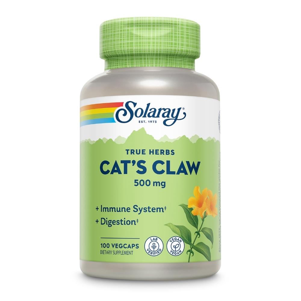 Solaray Cat's Claw 540mg 100 Capsules Herbs Solaray 