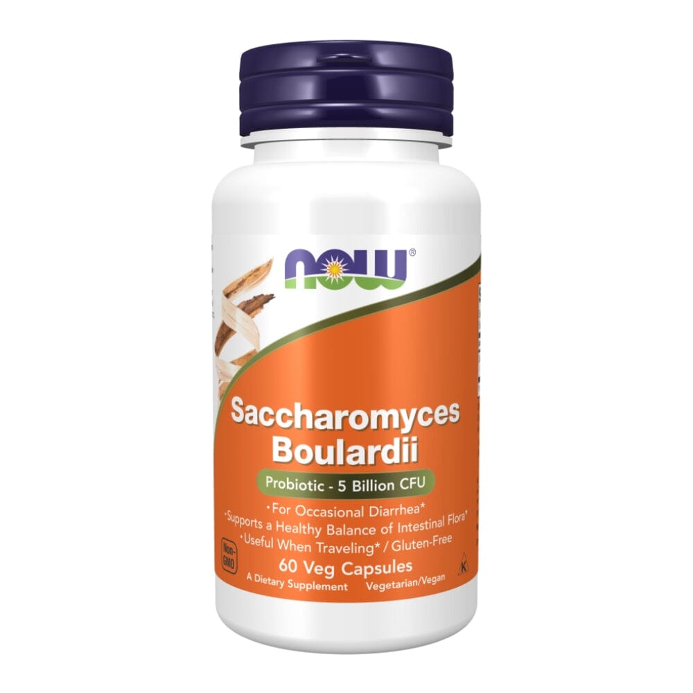 Now Foods Saccharomyces Boulardii 60 Vege Caps Digestive Health / Probiotics Now Foods 