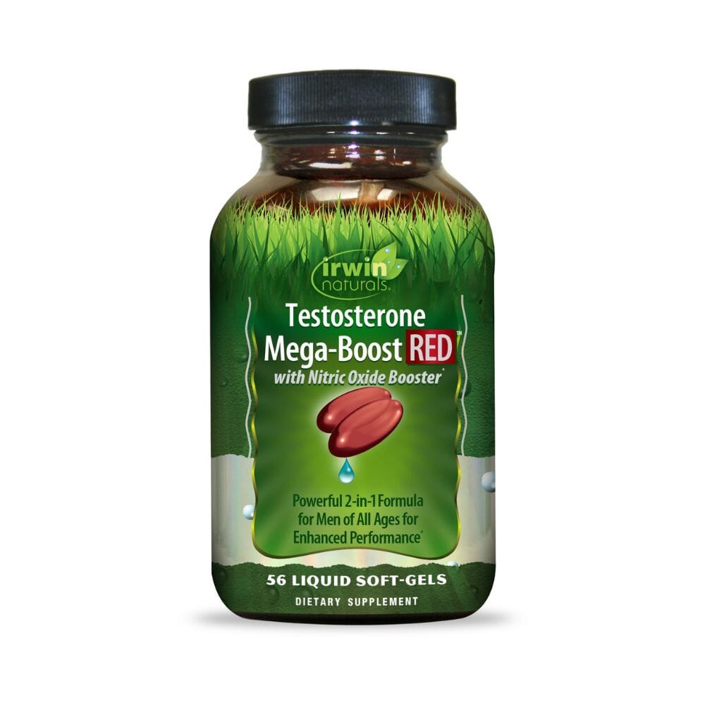 Irwin Naturals Testosterone Mega-Boost Red 56 Count Specialty Health Products Irwin Naturals 