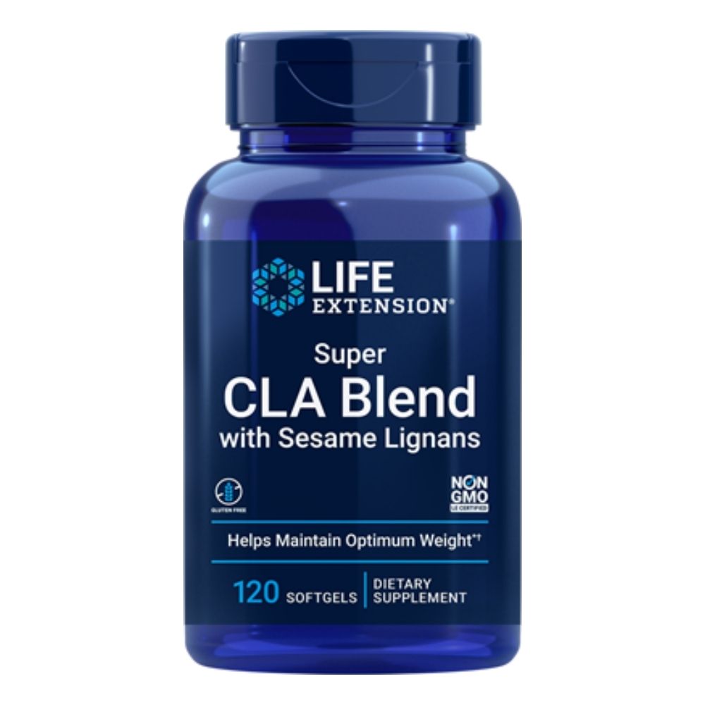 Life Extension Super CLA Blend with Guarana and Sesame Lignans 1000mg 120 Soft Gels Diet/Energy Life Extension 