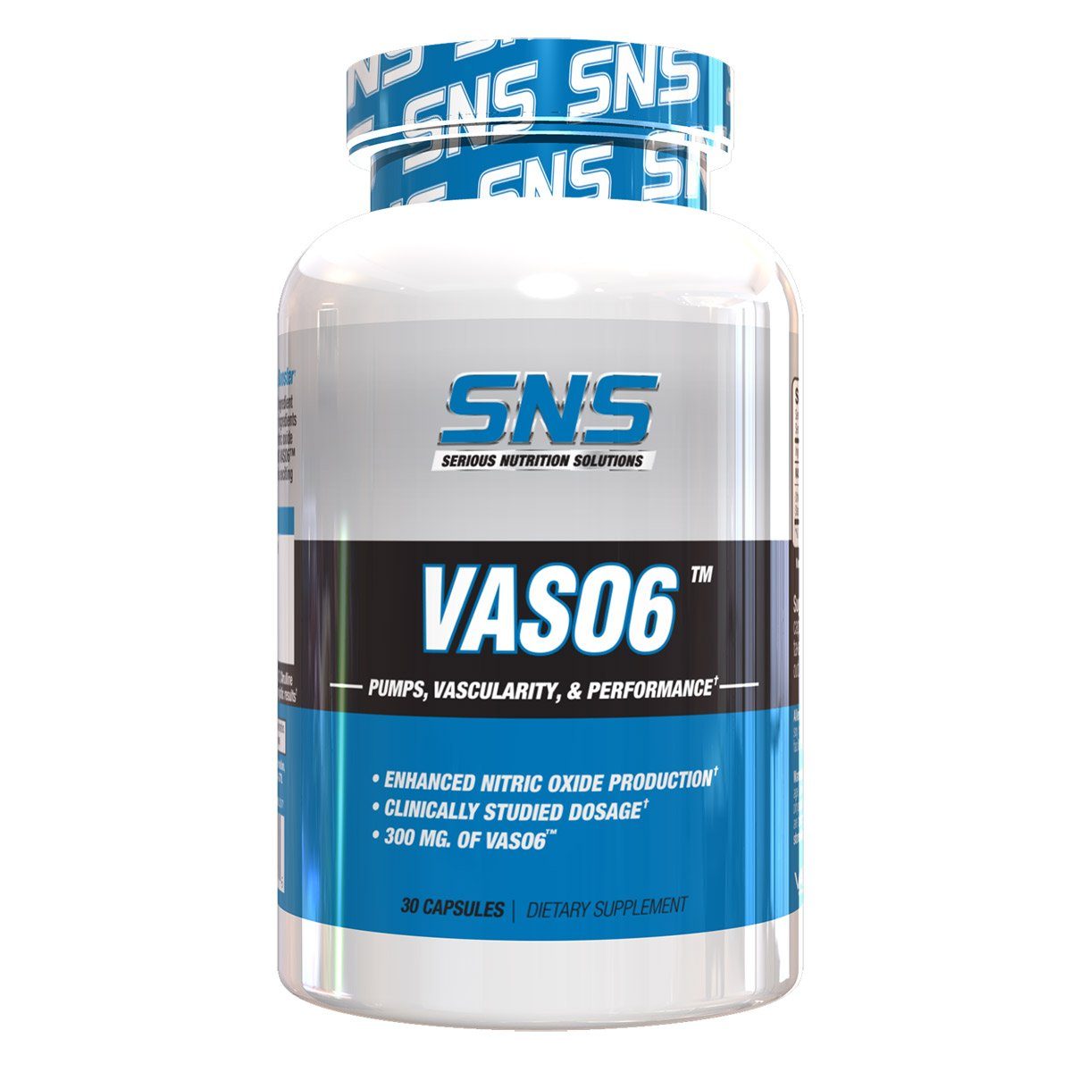 Serious Nutrition Solutions Vaso6 30 Caps Nitric Oxide Serious Nutrition Solutions  (1403333017643)