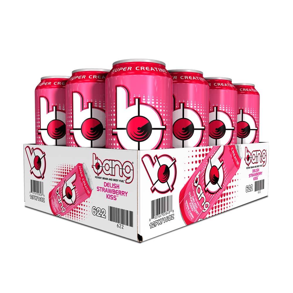 VPX Bang RTD 12/Case Diet/Energy VPX Delish Strawberry Kiss 