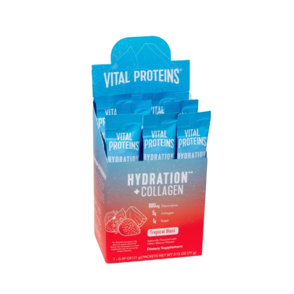 Vital Protein Hydration + Collagen 7 packets/box Specialty Health Products Vital Proteins Tropical Blast 