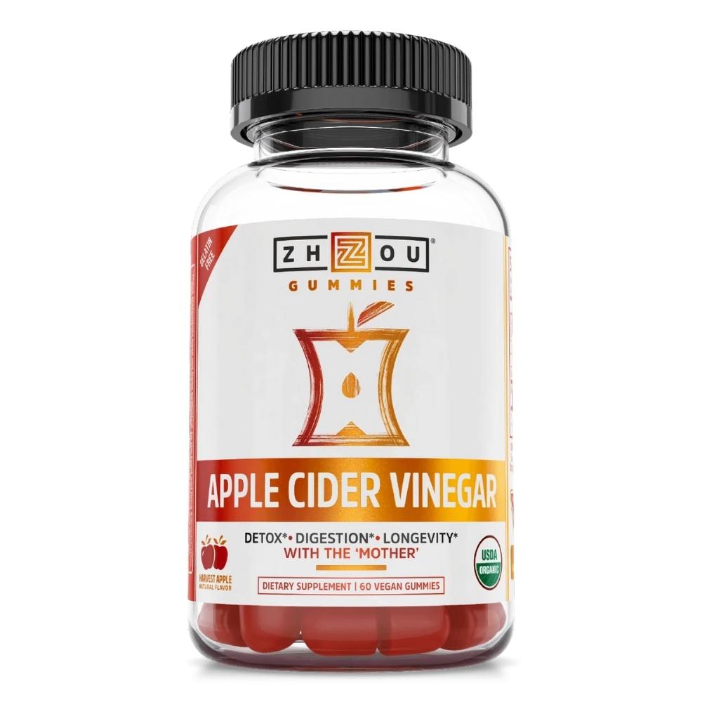 ZHOU APPLE CIDER VINEGAR 60 Vegan Gummies Herbs ZHOU 