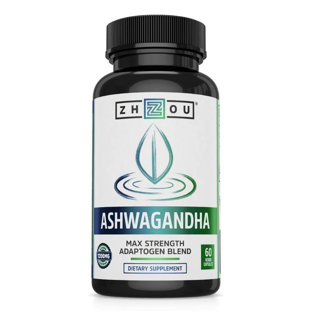 ZHOU ASHWAGANDHA 60 Vegan Capsules Herbs ZHOU 