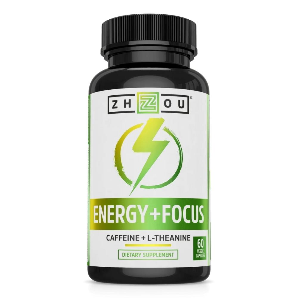 Zhou Energy + Focus 60 Veggie Capsules Specialty Health Products ZHOU 