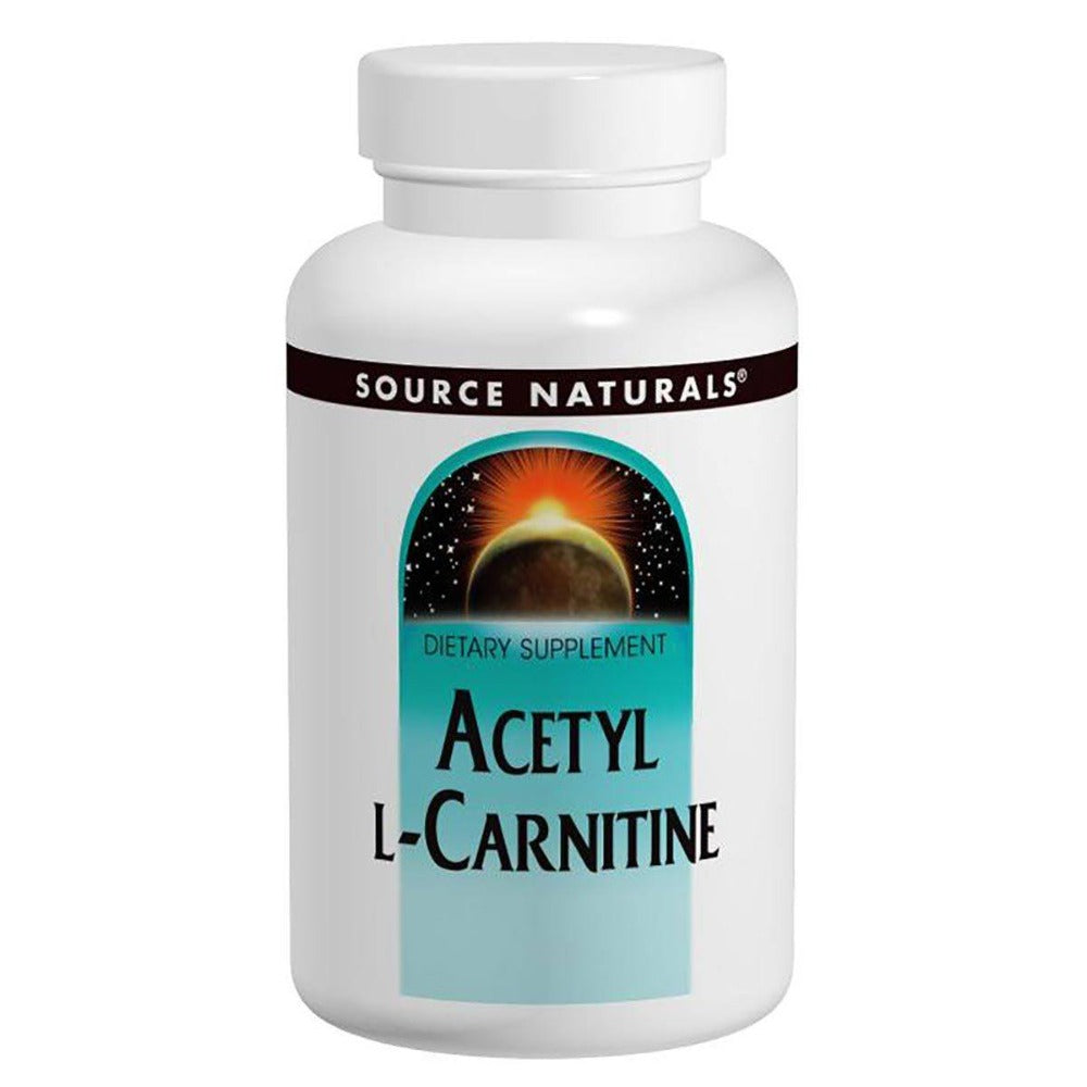 Source Naturals Acetyl L-Carnitine 500mg 120 Tablets Source Naturals  (1059075063851)