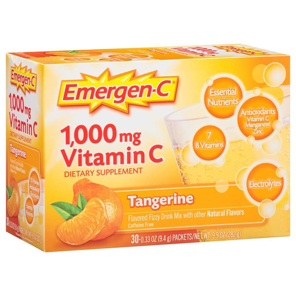 Alacer Emergen-C 30 Pack Vitamins Alacer Tangerine  (1057906720811)