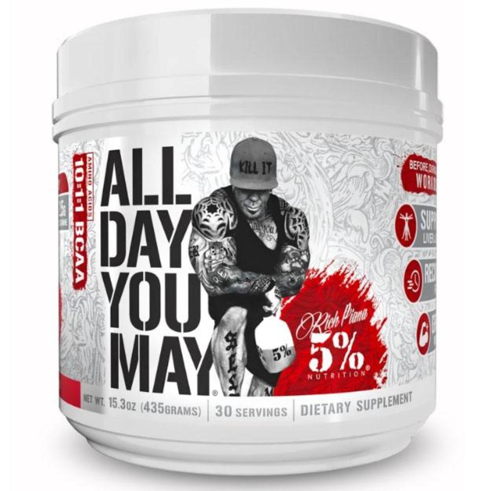 5% Nutrition All Day You May 30 Servings Amino Acids 5% Nutrition Watermelon 