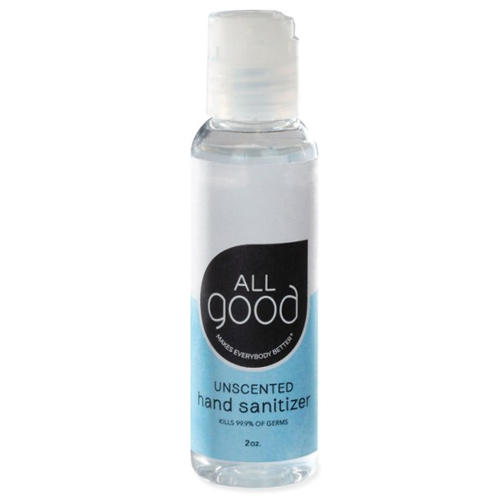 All Good Hand Sanitizer Gel Unscented 2oz Personal Care& - Hygeine All Good  (4468247527489)