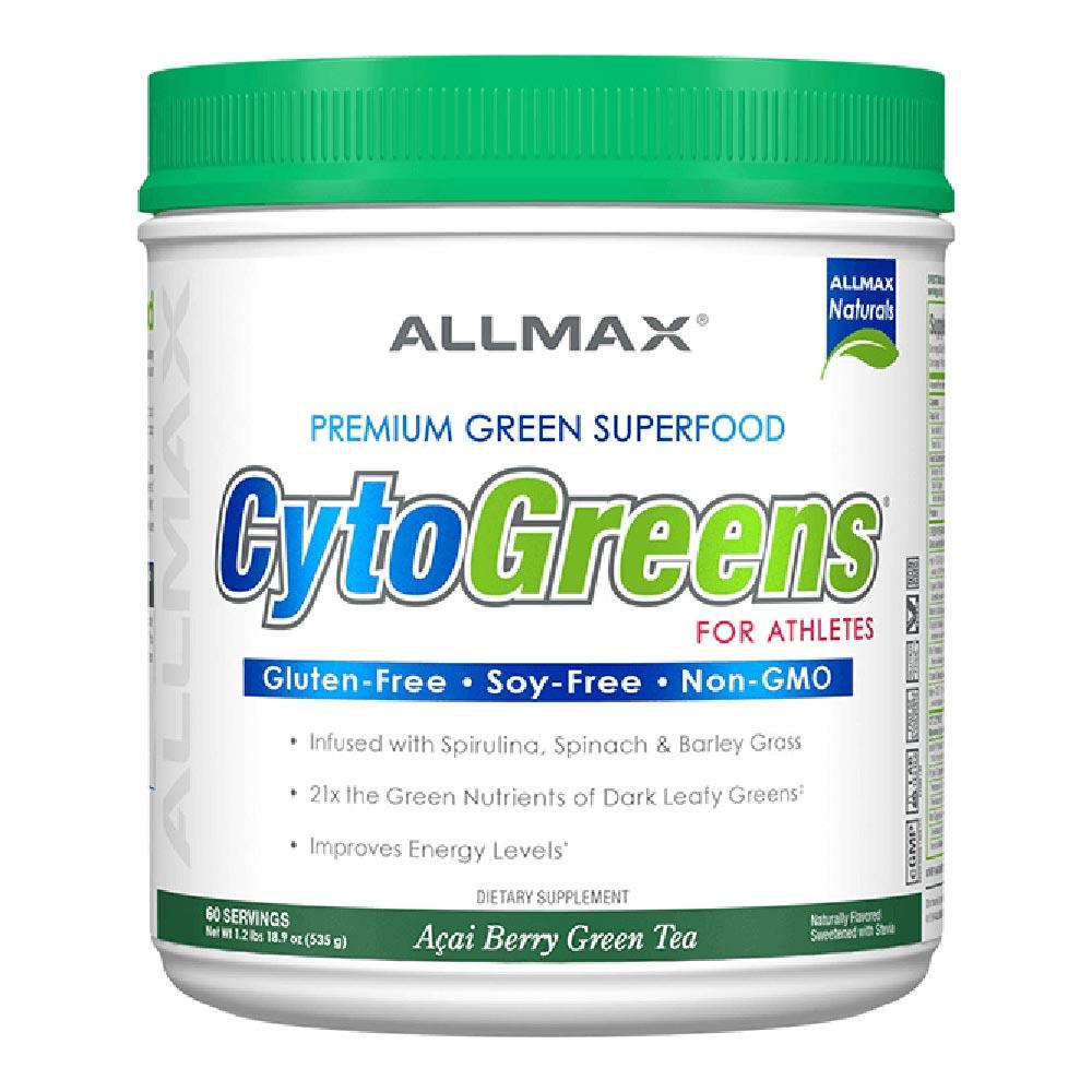 Allmax Nutrition CytoGreens For Athletes Acai Berry Green Tea 60 Servings Greens / Super Foods Allmax Nutrition 