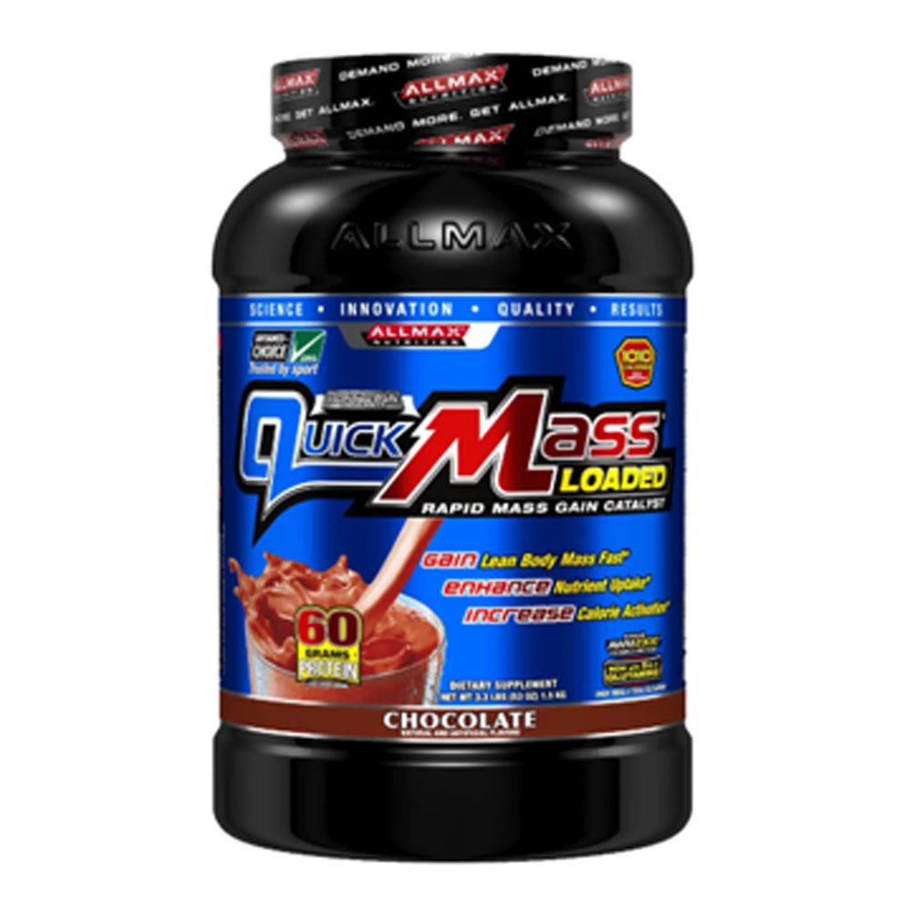 Allmax Nutrition QuickMass Loaded 3.3 Lbs Allmax Nutrition Chocolate Peanut Butter  (1058738962475)
