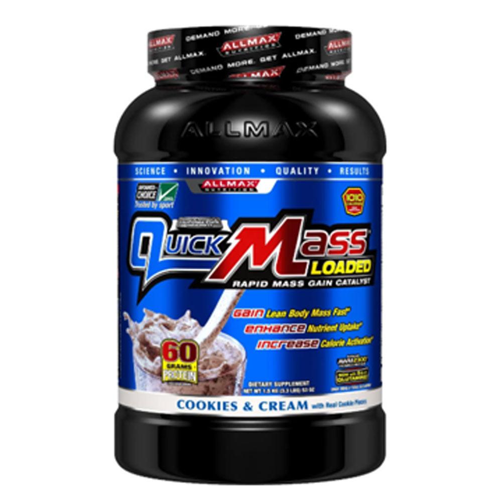 Allmax Nutrition QuickMass Loaded 3.3 Lbs Allmax Nutrition Cookies & Cream  (1058738962475)