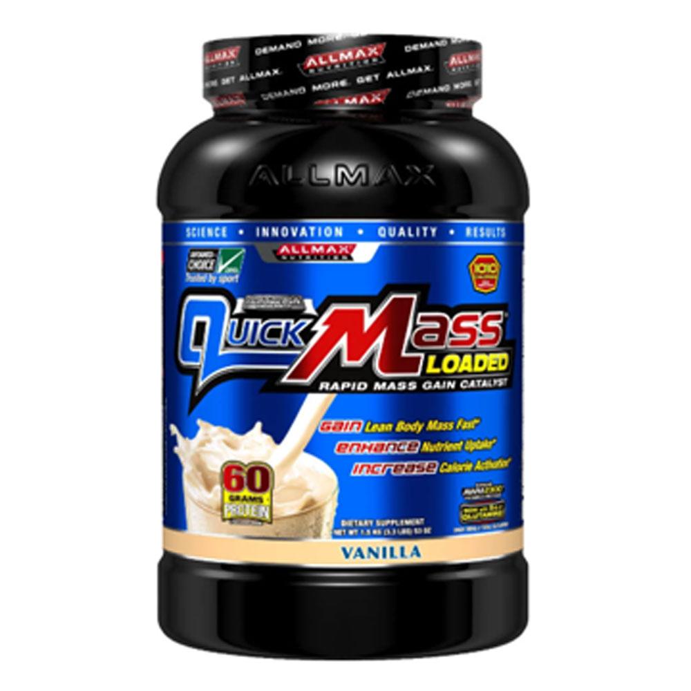 Allmax Nutrition QuickMass Loaded 3.3 Lbs Allmax Nutrition Vanilla  (1058738962475)