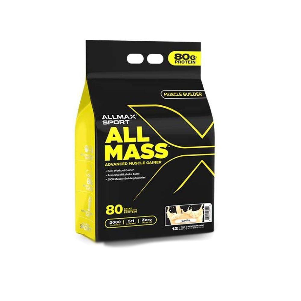 Allmax Sport Allmass 57 Scoops Weight Gain Allmax Nutrition Vanilla  (4592168108097)
