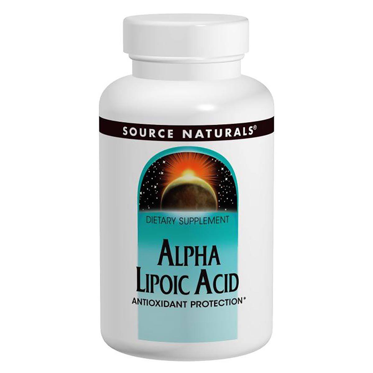 Source Naturals Alpha Lipoic Acid 200mg 60 Tabs Antioxidants / CoQ-10 Source Naturals  (1058073509931)