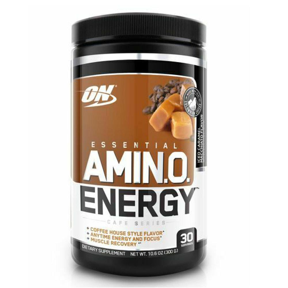 Optimum Nutrition Amino Energy 30 Servings Amino Acids Optimum Nutrition Iced Caramel Macchiato Flavor  (1058577481771)