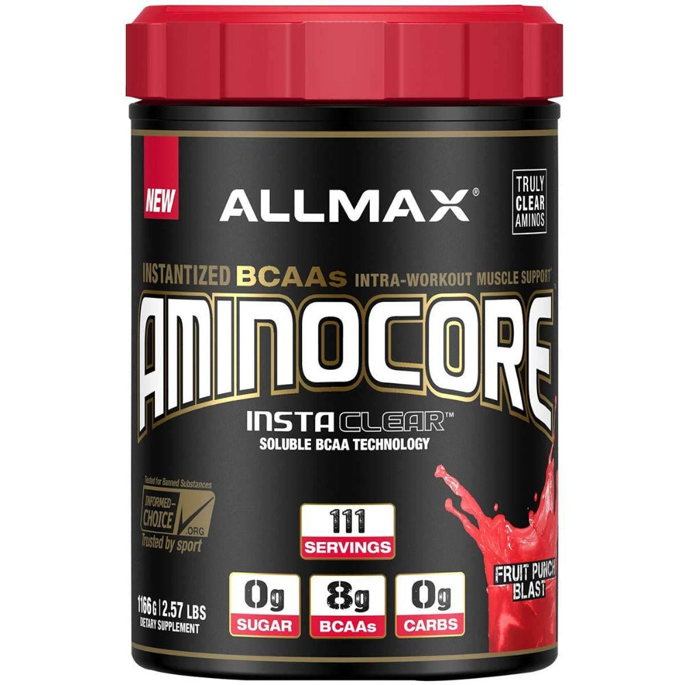 Allmax Nutrition AminoCore 1000 Grams Amino Acids Allmax Nutrition Fruit Punch Blast  (1058678734891)