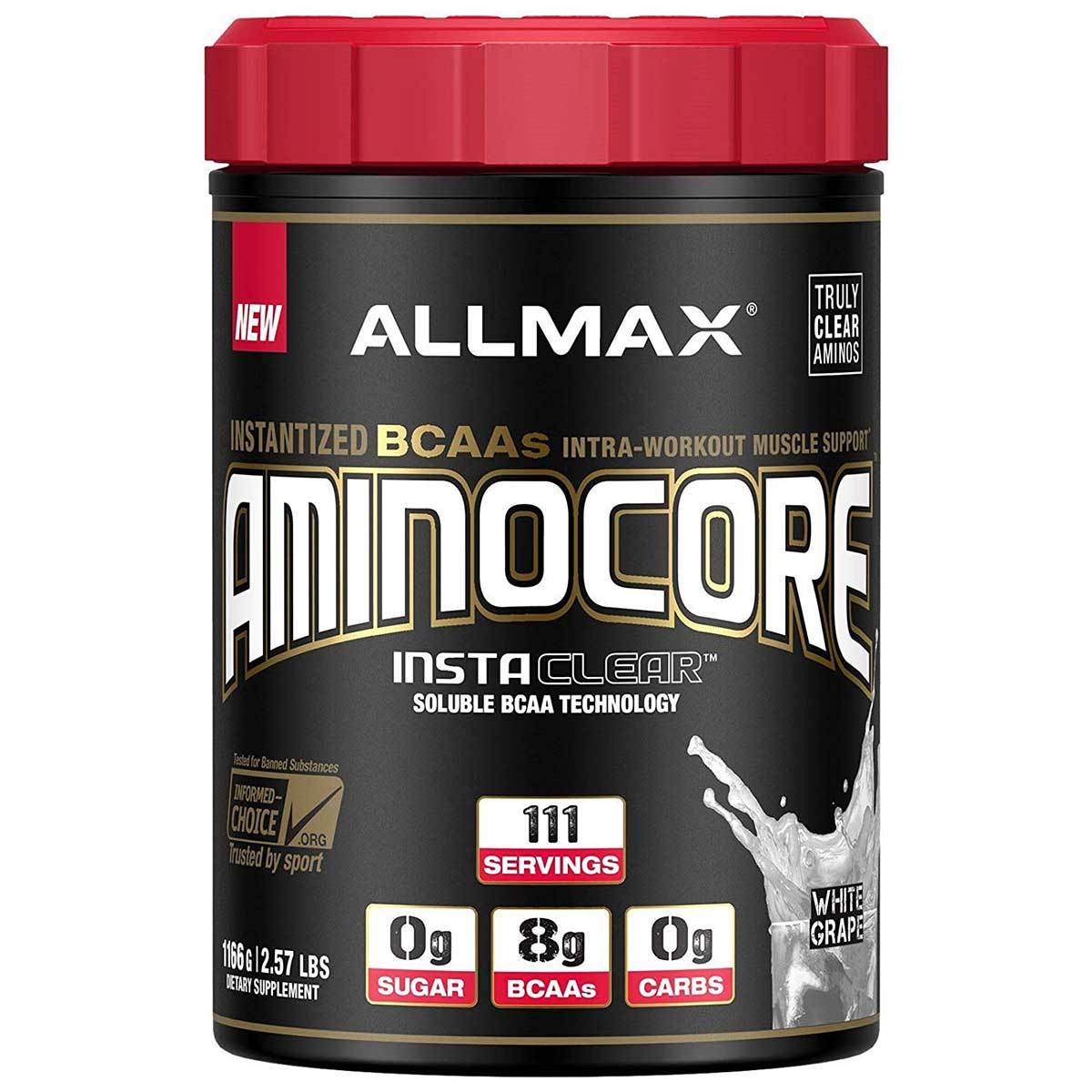 Allmax Nutrition AminoCore 1000 Grams Amino Acids Allmax Nutrition White Grape  (1058678734891)