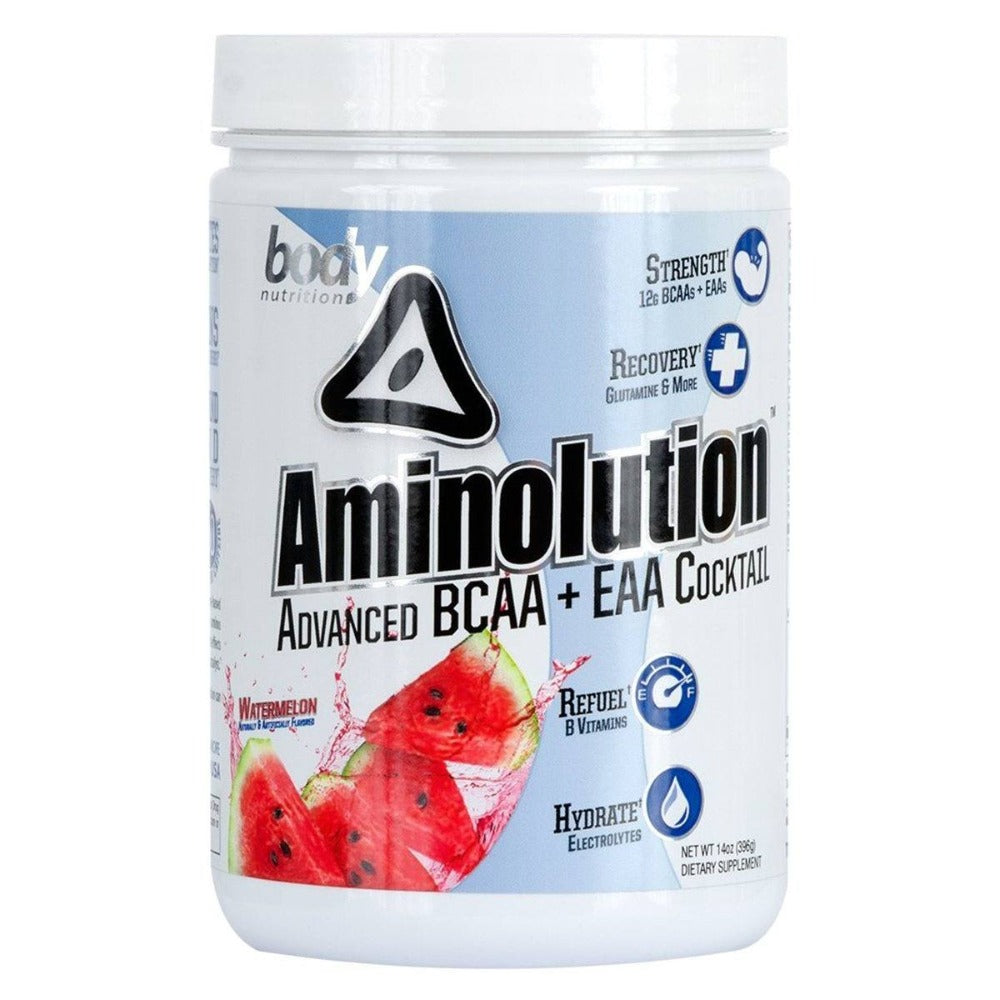 Body Nutrition Aminolution 30 Servings Amino Acids Body Nutrition Watermelon  (1059142926379)