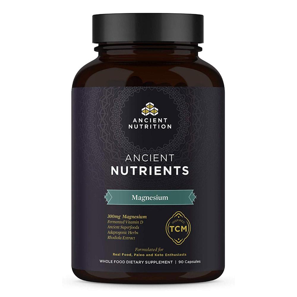 Ancient Nutrition Magnesium 90 Capsules Vitamins & Minerals Ancient Nutrition  (4336687087681)