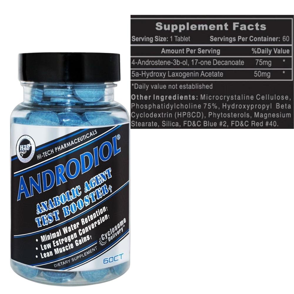 Hi-Tech Pharmaceuticals Androdiol 4-Andro 60 Count Testosterone Boosters Hi-Tech Pharmaceuticals 