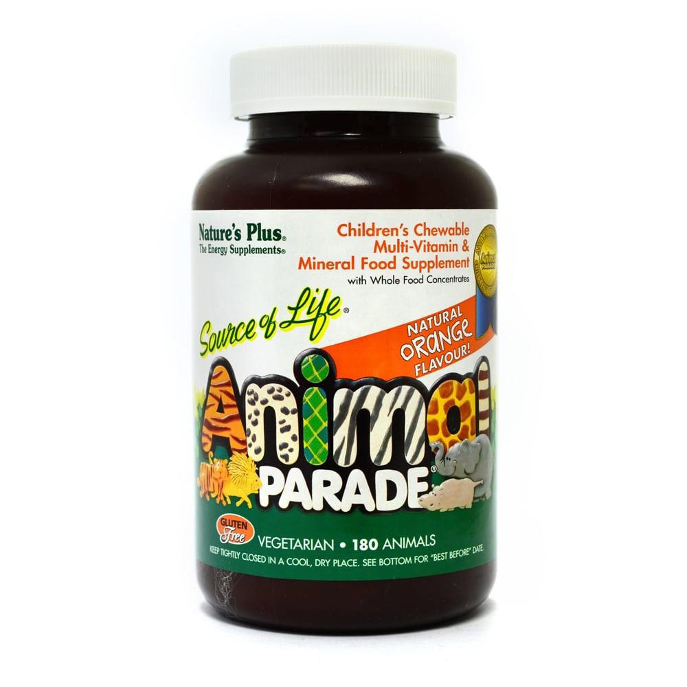 Nature's Plus Animal Parade Children's Chewable Multi-Vitamin & Mineral 180 Animals Multi Vitamins Nature's Plus  (1797505548331)