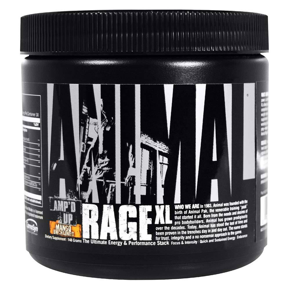 Animal Rage XL 30 Servings Sports Performance Recovery Universal Mango Unchained  (1556179943467)