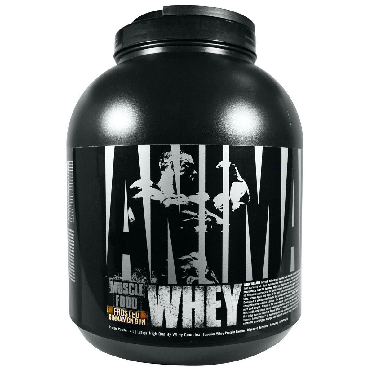 Universal Animal Whey 4lbs Protein Universal Frosted Cinnamon Bun  (1059331997739)