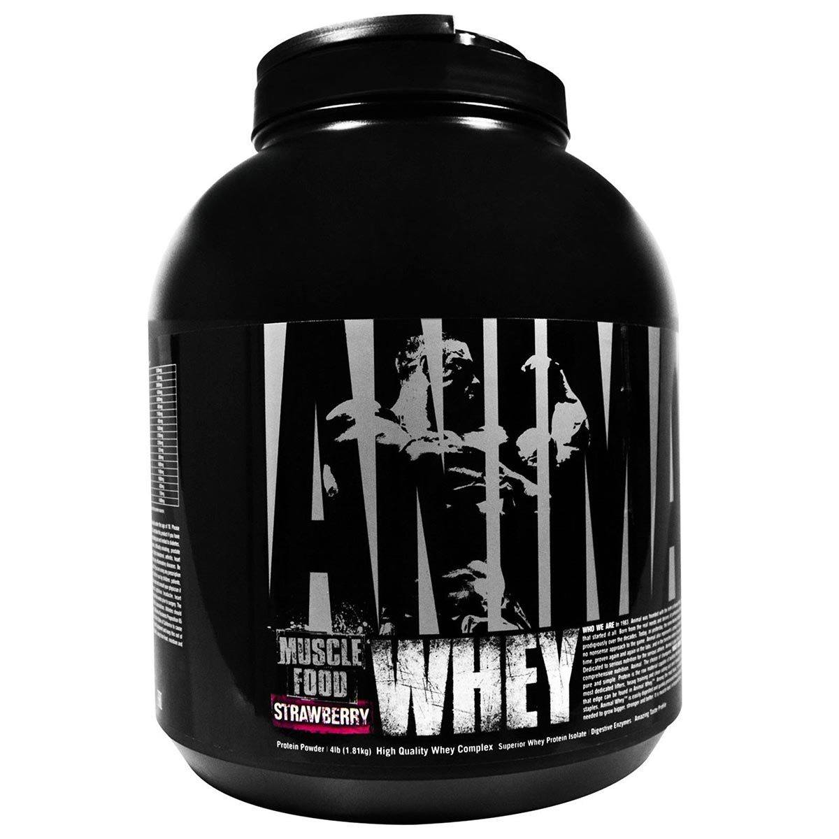 Universal Animal Whey 4lbs Protein Universal Strawberry  (1059331997739)