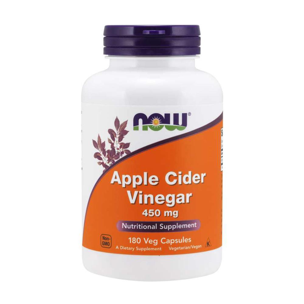 Now Foods Apple Cider Vinegar 450mg 180 Caps Now Foods  (1058801582123)