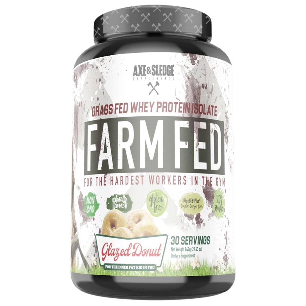 Axe & Sledge FarmFed Protein 30 Servings Protein Powders AXE & SLEDGE Glazed Donut 