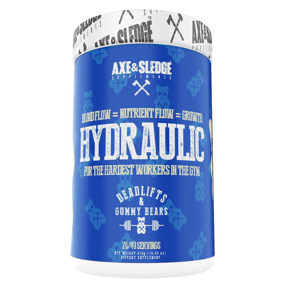 Axe & Sledge Hydraulic 40 Servings Sports Performance Recovery AXE & SLEDGE Deadlifts and Gummy Bears 