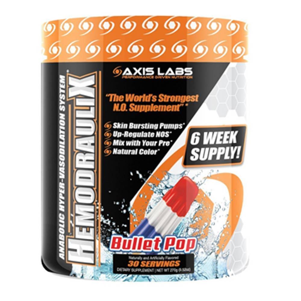 Axis Labs Hemodraulix 30 Servings Nitric Oxide Axis Labs Bullet Pop  (1714339905579)