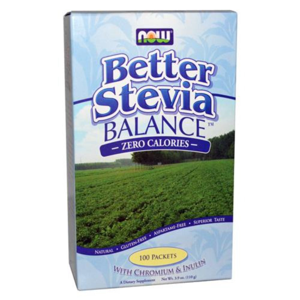 Now Foods Stevia Balance Packets 100/Box Herbs Now Foods  (1058027012139)