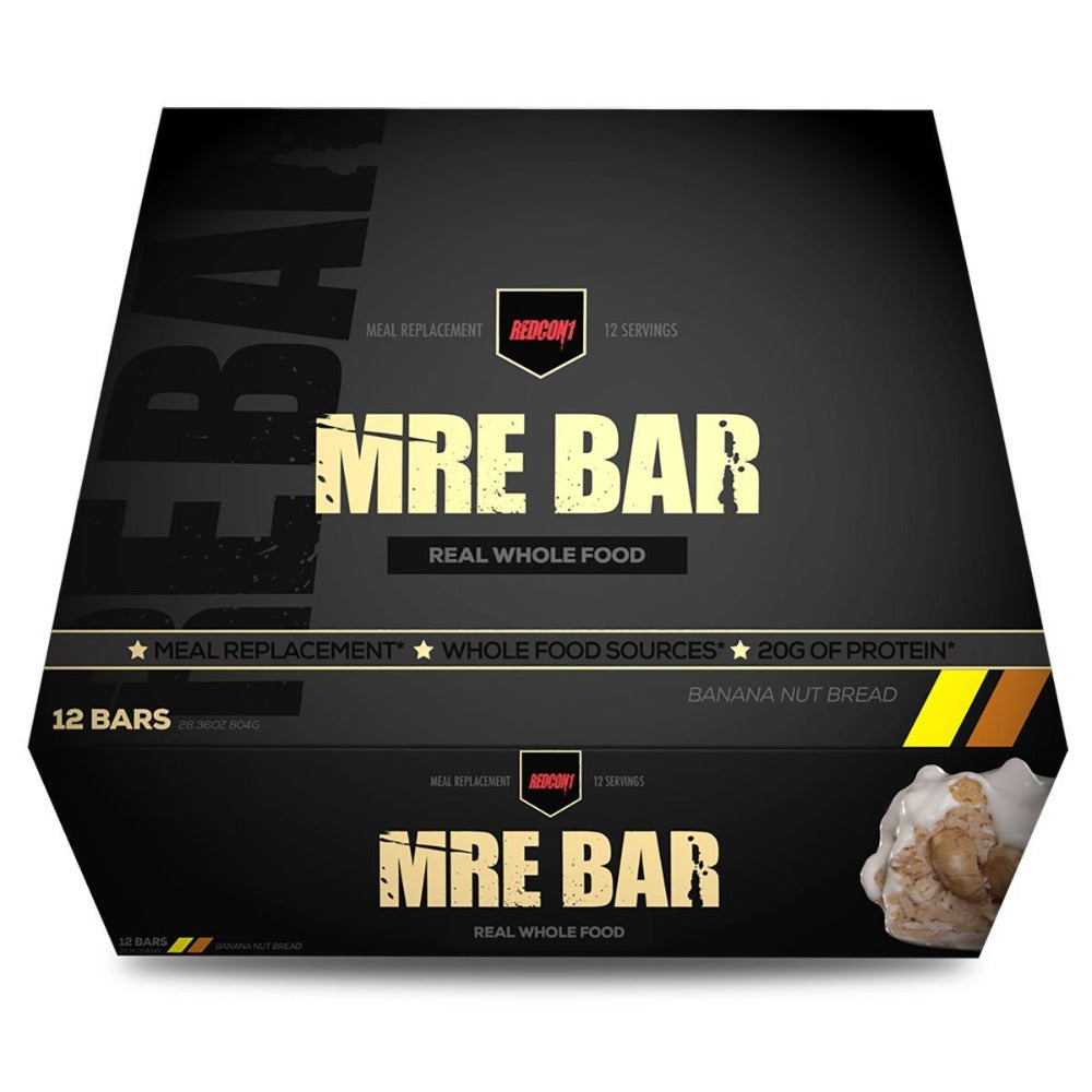 Redcon1 MRE Bars 12/Box Bars Redcon 1 Banana Nut  (1516971819051)