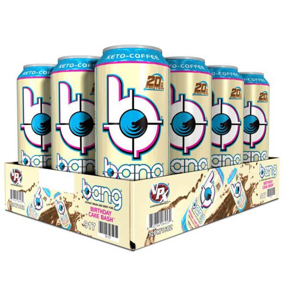 VPX Bang Keto Coffee 12/Case Drinks VPX Birthday Cake Bash  (1838154907691)