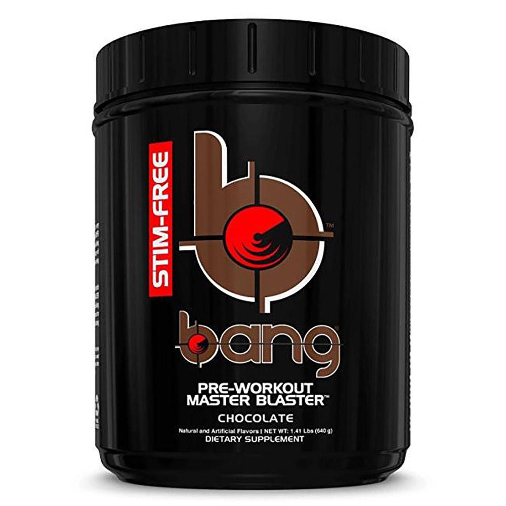 Bang Master Blaster 20 Serving Pre-workout VPX Stim-Free Chocolate  (1556201963563)