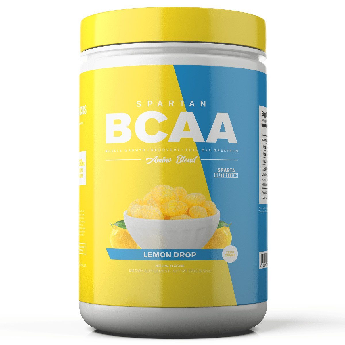 Sparta Nutrition BCAA Amino Blend 30 Servings Amino Acids Sparta Nutrition Lemon Drop  (1506979676203)