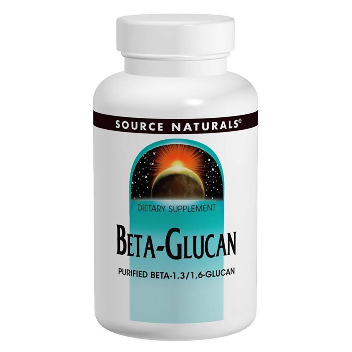 Source Naturals Beta-Glucan 1,3/1,6 250mg 60 Tabs Antioxidants / CoQ-10 Source Naturals  (1059099541547)