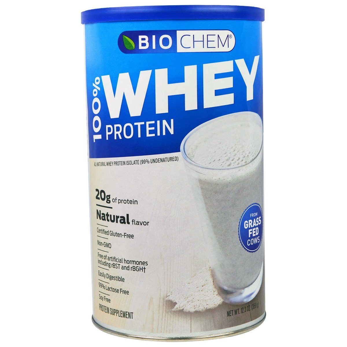 Biochem 100% Low Carb Whey Vanilla 1LBS Protein Powders Biochem  (1767271071787)