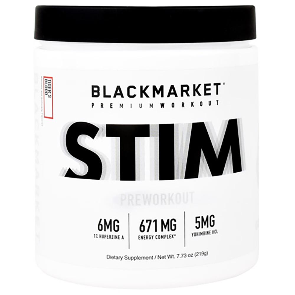 Black Market Labs Stim 30 Servings Pre-Workouts Black Market Labs Tiger's Blood  (4345879003201)