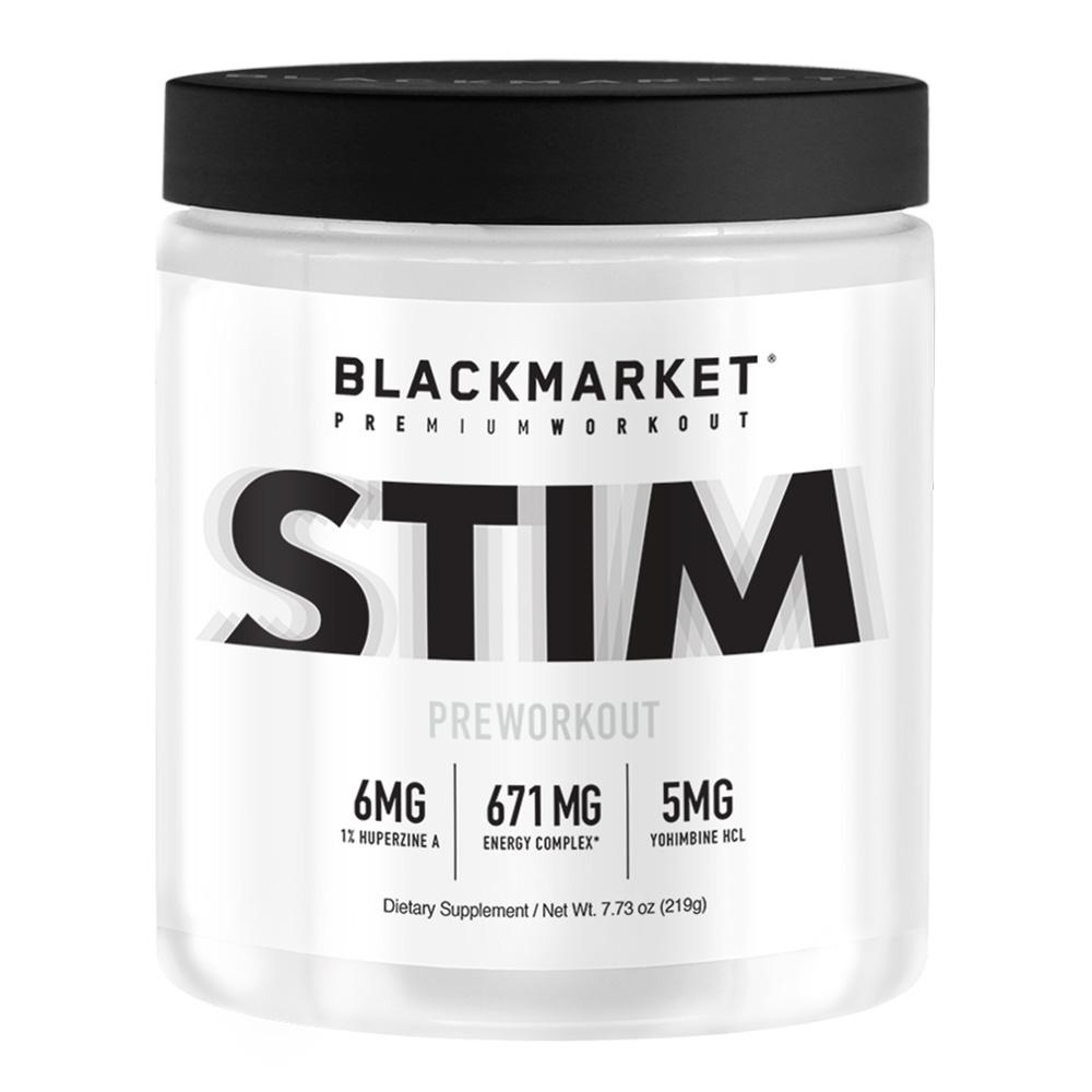 Black Market Labs Stim 30 Servings Pre-Workouts Black Market Labs White Noise  (4345879003201)