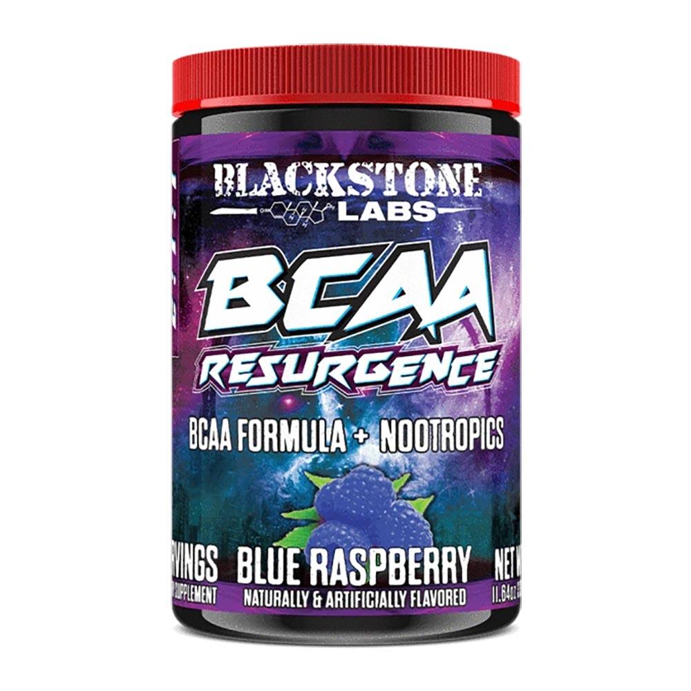 Blackstone Labs Resurgence BCAA Formula + Nootropics 30 Servings Amino Acids Blackstone Labs Blue Raspberry 