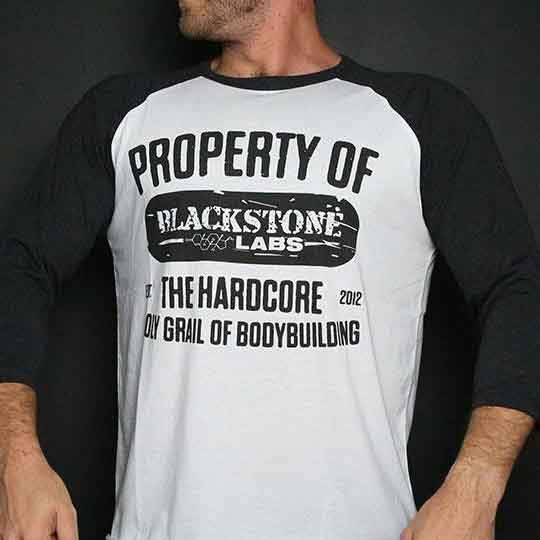 Blackstone Labs Softball Style T-Shirt Fitness Accessories and Apparel Blackstone Labs Large White  (1665052868651)
