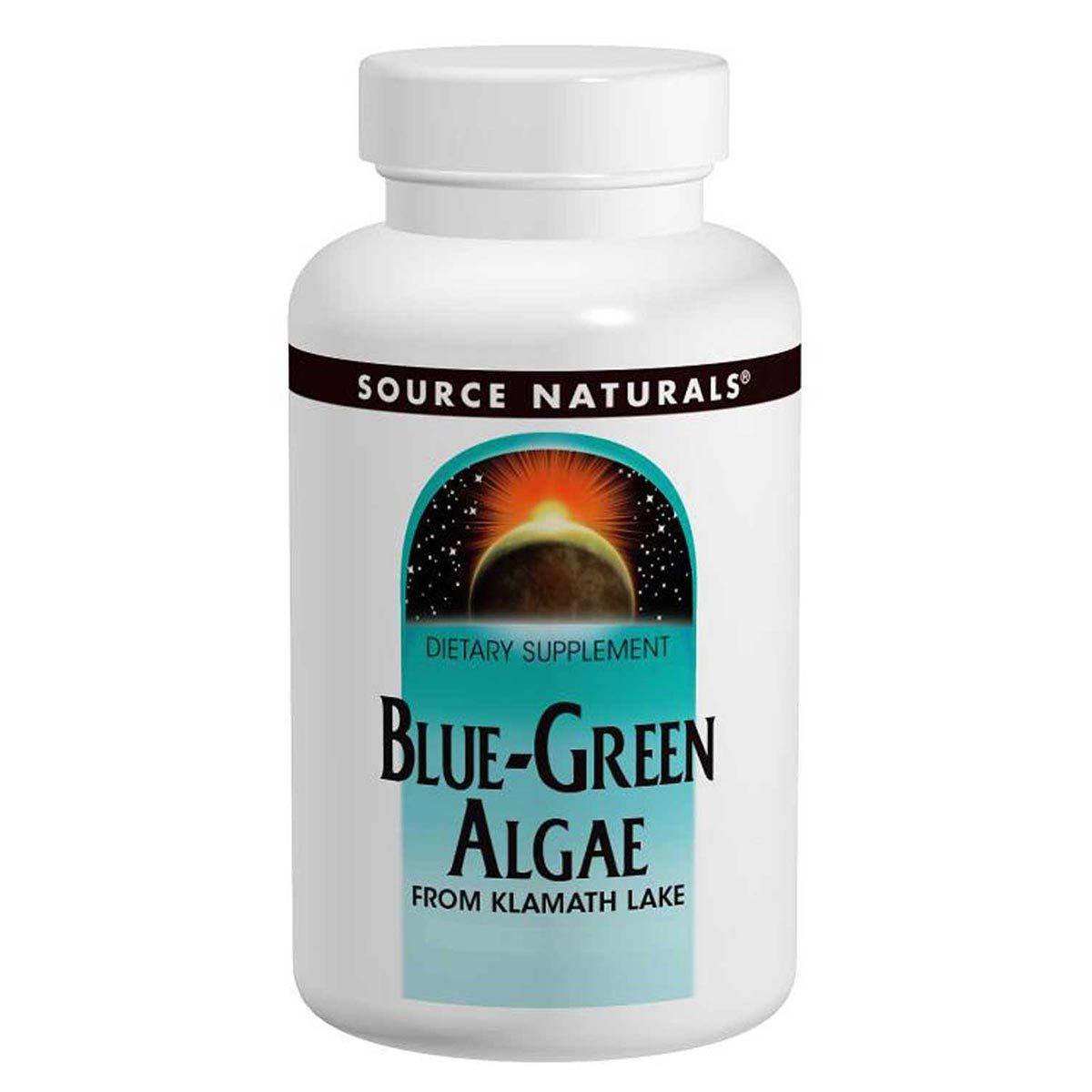 Source Naturals Blue-Green Algae 500mg 100 Tabs Herbs Source Naturals  (1058067251243)