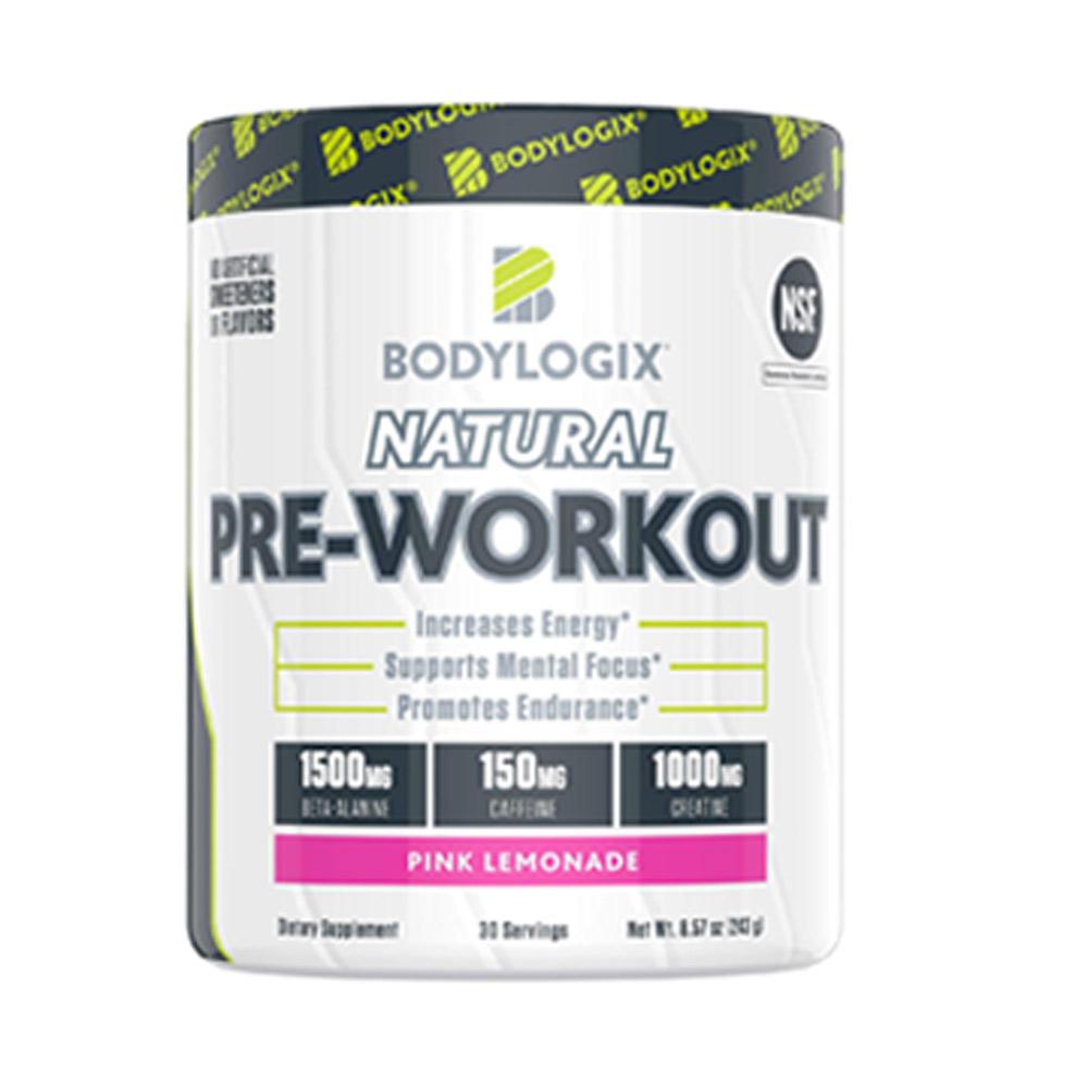 BodyLogix Energizing Pre-Workout 30 Servings Sports Performance Recovery Bodylogix Pink Lemonade  (1735284359211)