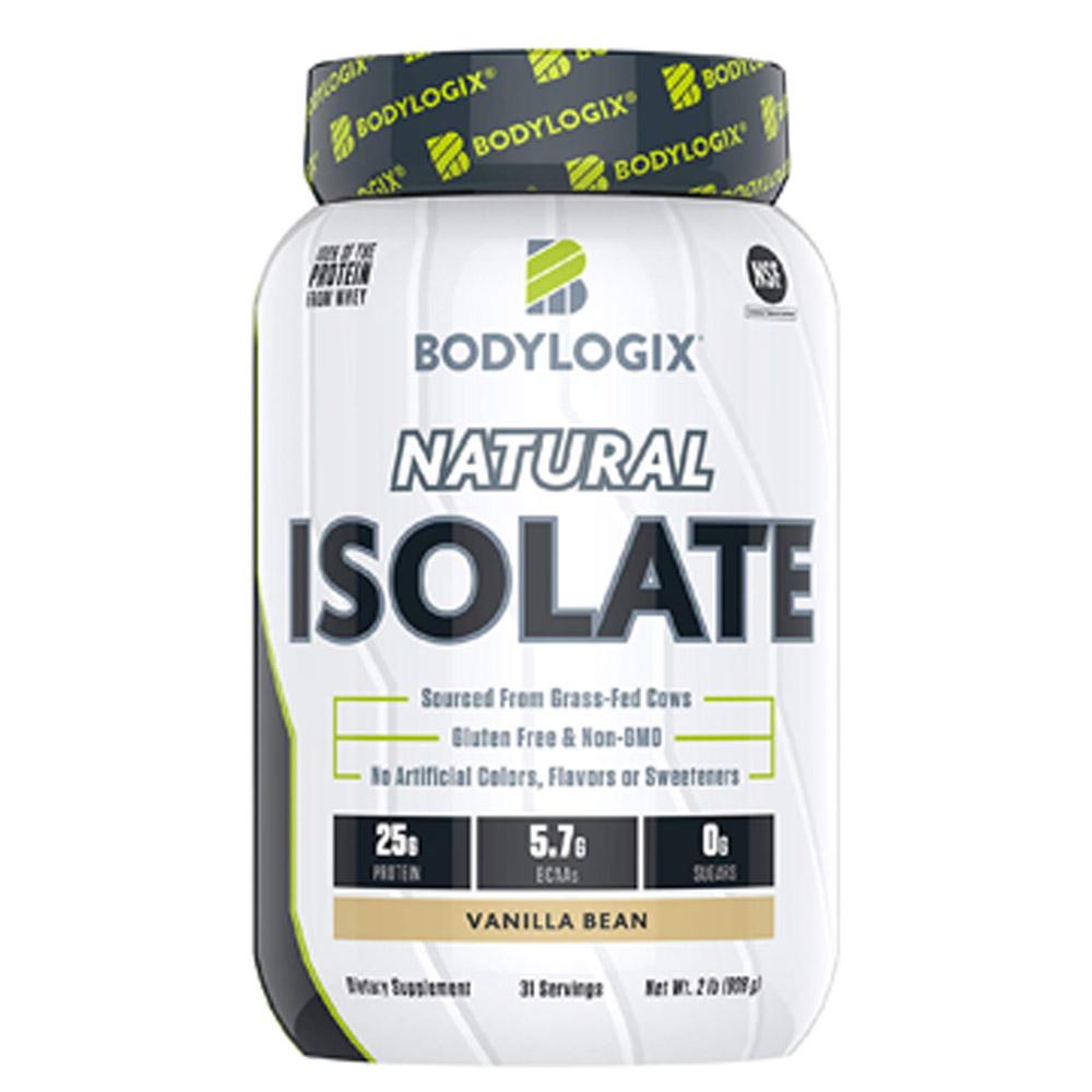 BodyLogix Natural Isolate Protein 2lb Protein Powders Bodylogix Vanilla Bean  (1735273906219)