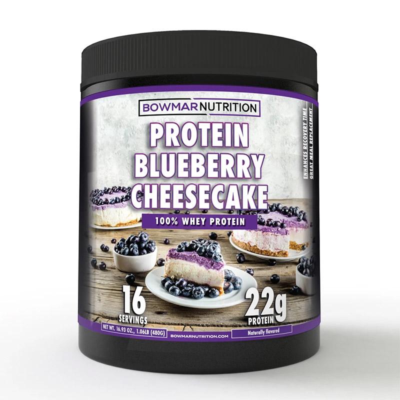 Bowmar Protein 1lb Protein Powders Bowmar Nutrition Blueberry Cheesecake 