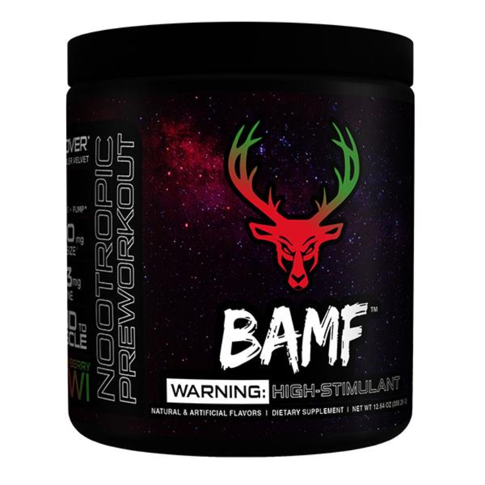 Bucked Up BAMF 30 Servings | Pre-Workout Formerly LIT AF Sports Performance Recovery Bucked Up Straw-Kiwi  (1825141948459)